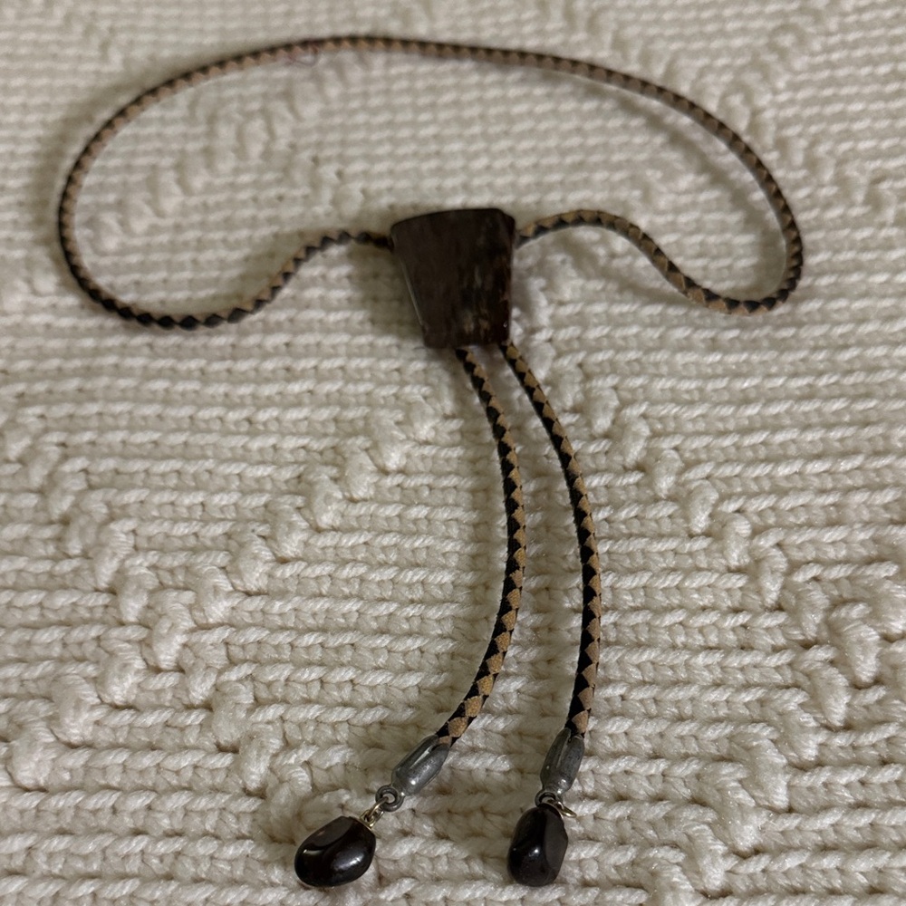 Brown and Black Bolo Tie